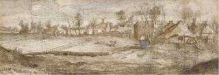 Jan Van De Velde II - View of a village
