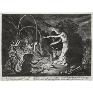 Jan Van De Velde - The Sorceress (Hollstein 152)