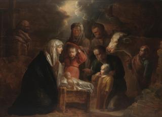 Jan Van De Venne - The Adoration of the Shepherds