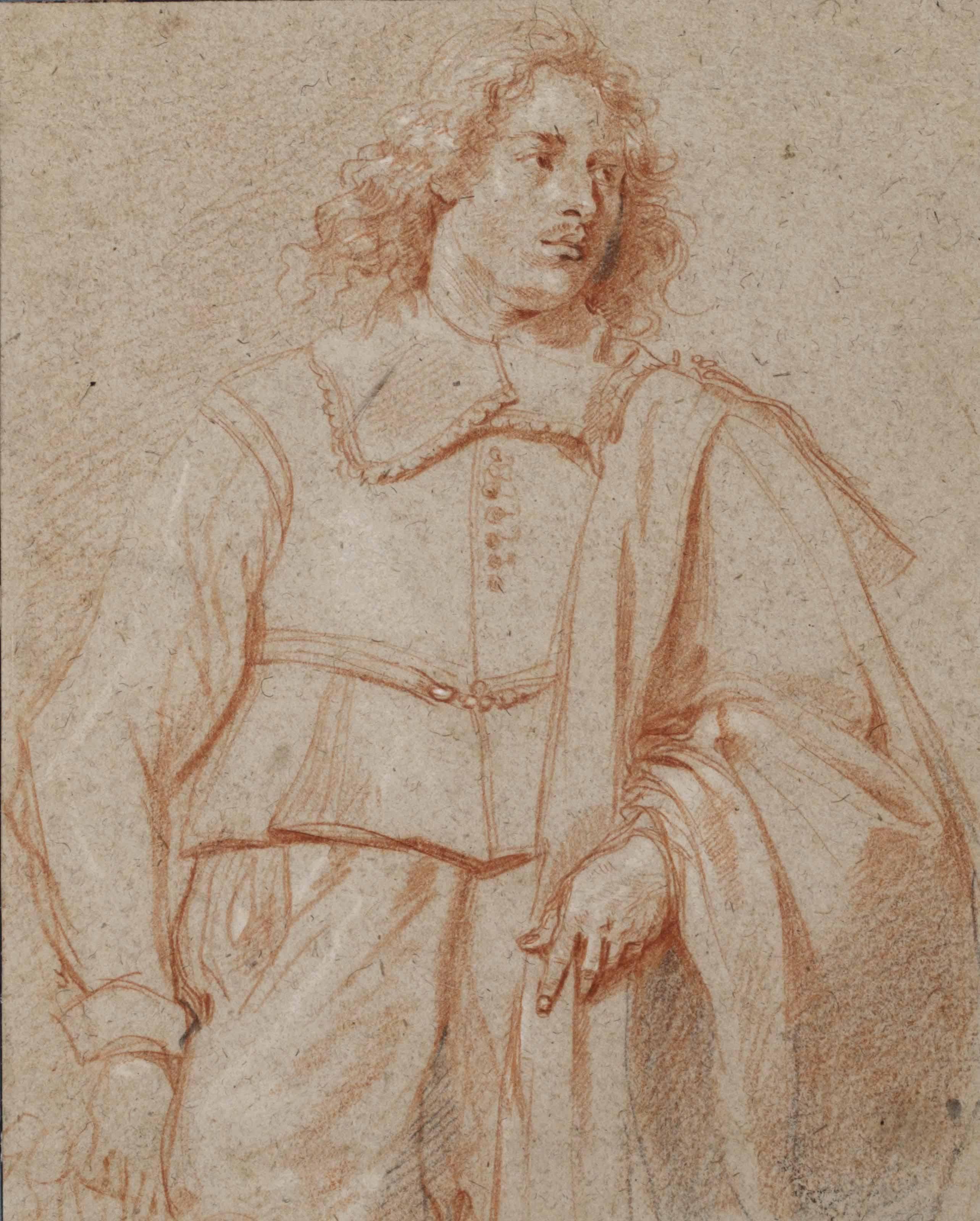 Jan Van Den Bergh - A three-quarter-length study of a young man