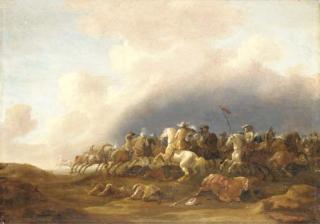 Jan Van den Stoffe - A cavalry skirmish