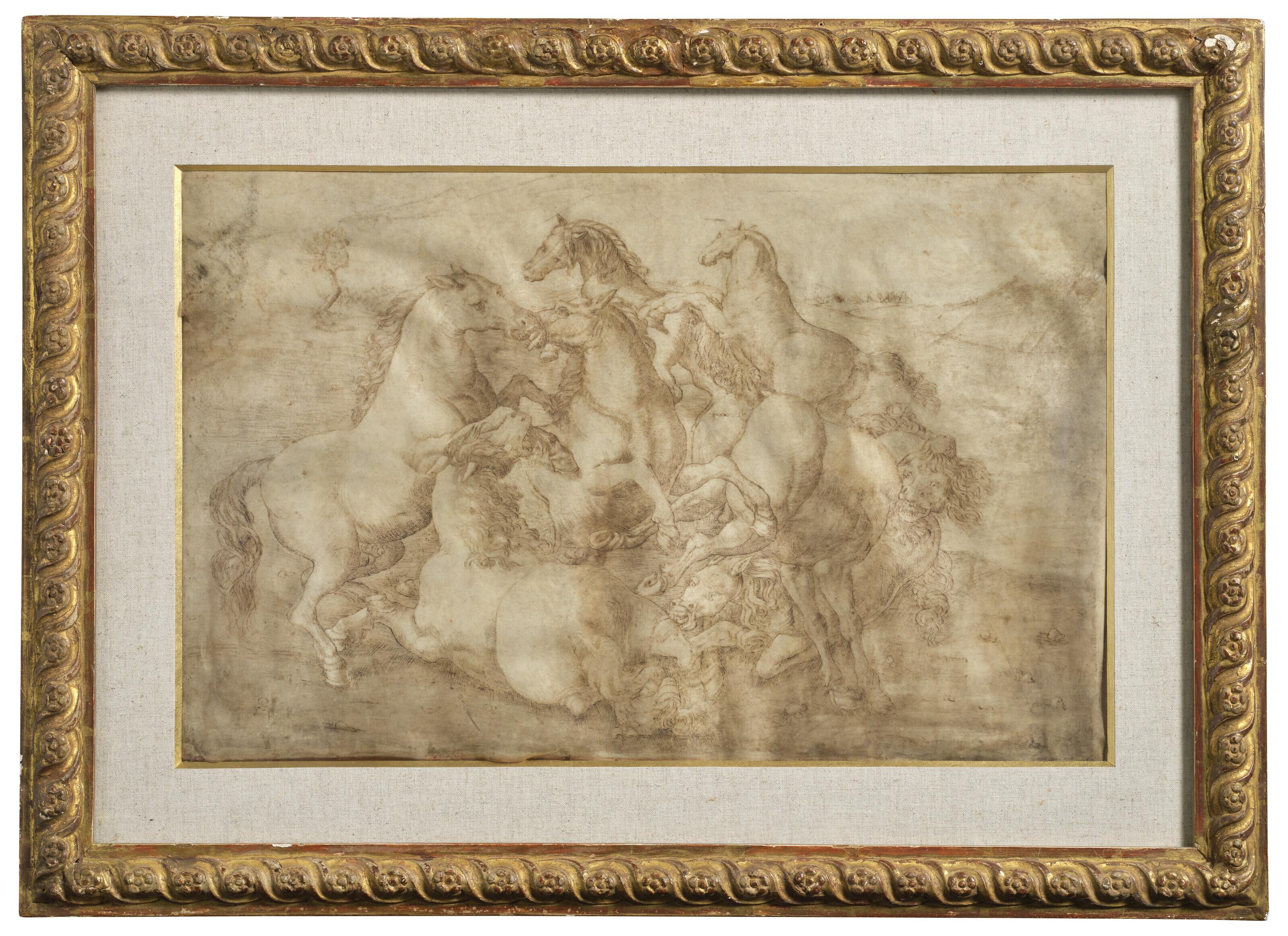 Jan van der Straet - Cavalli in combattimento