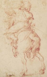 Jan Van Der Straet - Chasseur à cheval armé d\'une pique