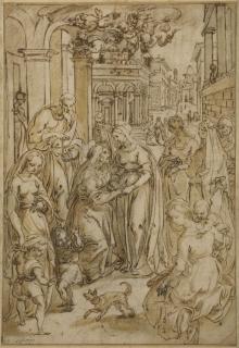 Jan Van Der Straet - La Visitation