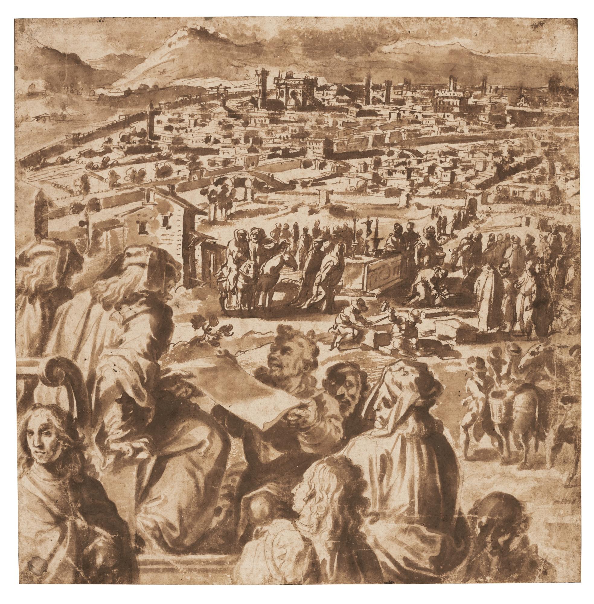 Jan Van Der Straet - The Enlargement Of The City Of Florence