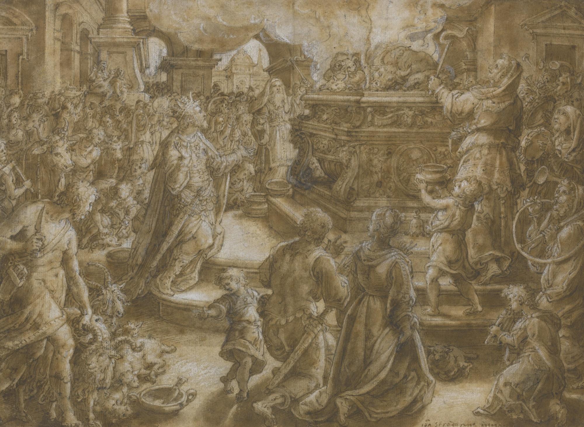 Jan Van Der Straet - The People Of Judah Rejoicing Over The Oath To The Lord (2 Chron. 15:11-14)