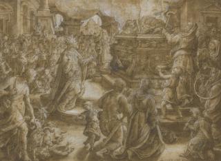 Jan Van Der Straet - The People Of Judah Rejoicing Over The Oath To The Lord (2 Chron. 15:11-14)