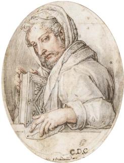 Jan Van Der Straet - The Prophet Zechariah