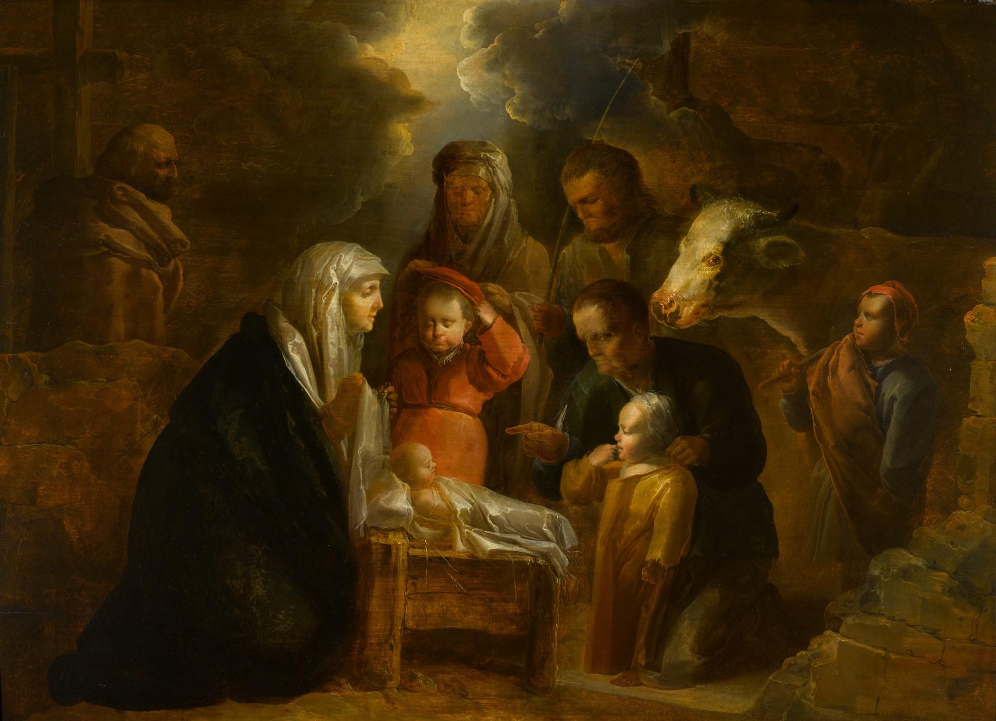 Jan Van Der Venne - The Adoration Of The Shepherds