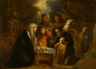 Jan Van Der Venne - The Adoration Of The Shepherds