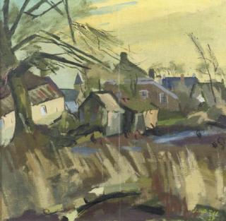 Jan Van Der Zee - A View Of Engelbert, Groningen