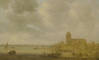 Jan Van Goyen - A view of Dordrecht