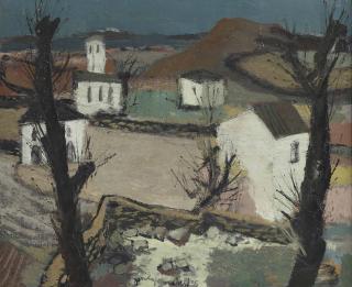 Jan van Heel - A Spanish landscape near Madrid