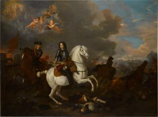 Jan Van Huchtenburg - John Churchill, 1St Duke Of Marlborough (1650–1722) And Prince Eugene Of Savoy (1663–1736), On Horseback At The Battle Of Blenheim (Hochstedt)