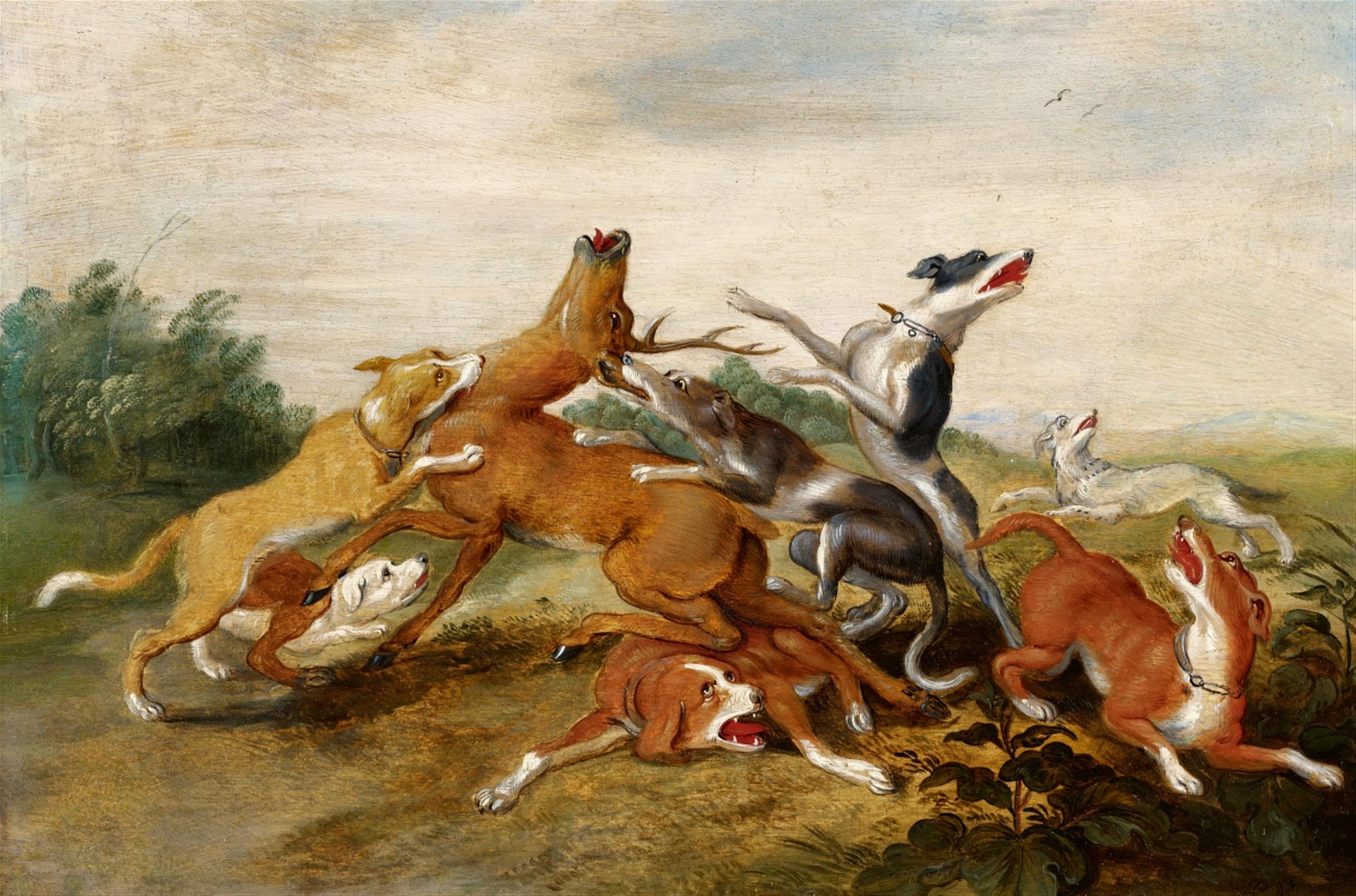 Jan van Kessel d. Ä. - Hirschjagd