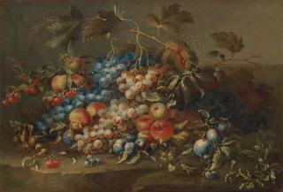 Jan van Kessel I - Still life with fruits