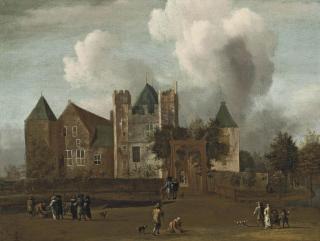 Jan van Kessel - A view of Purmerend Castle, near Monnickendam, Waterland