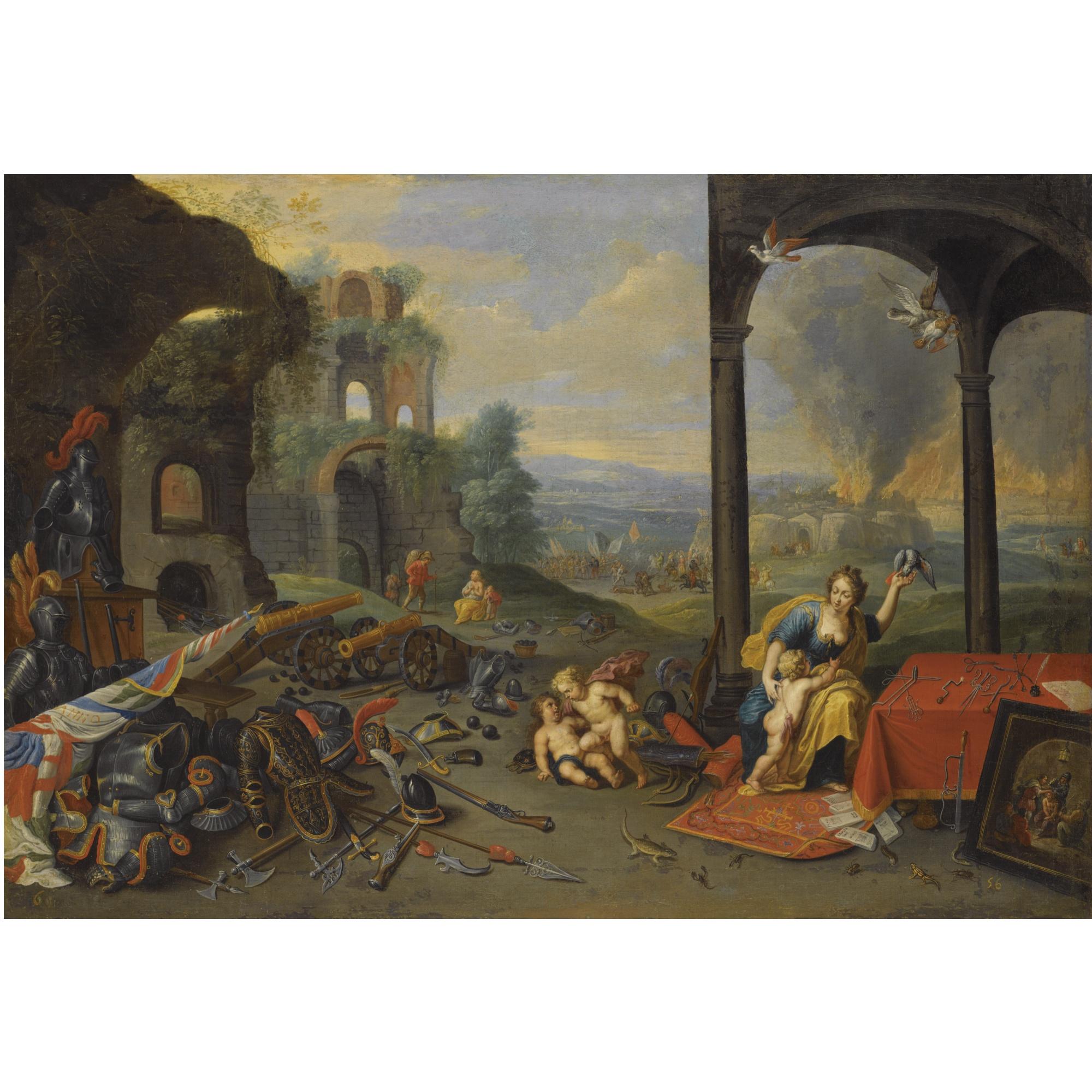Jan Van Kessel - An Allegory Of War
