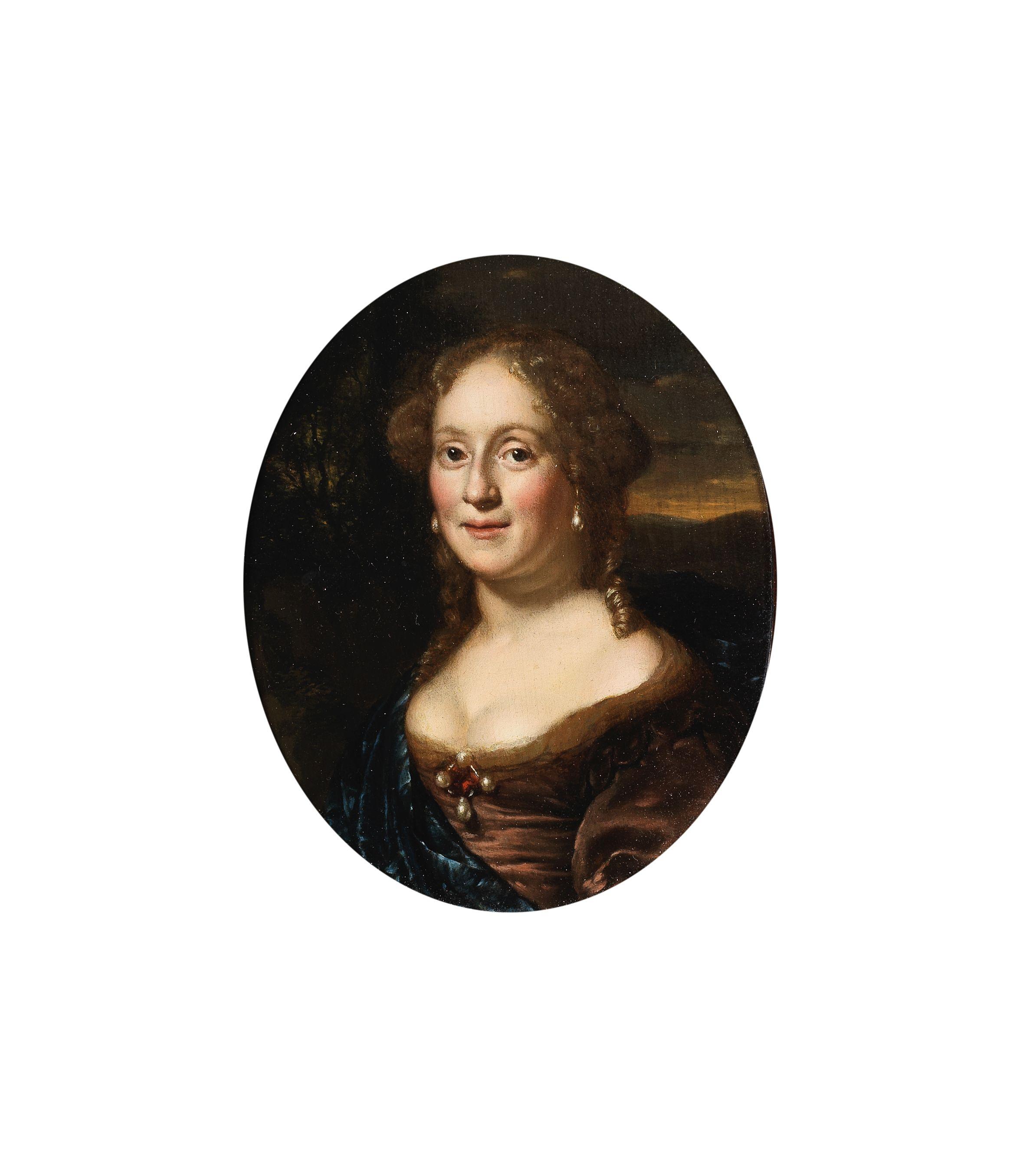 Jan Van Mieris - Portrait of Maria van Heemskerck; and Portrait of Agatha Bartha van Heemskerck (2)