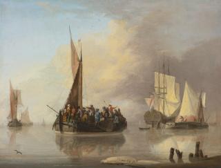 Jan Van Os - A Ferry Boat