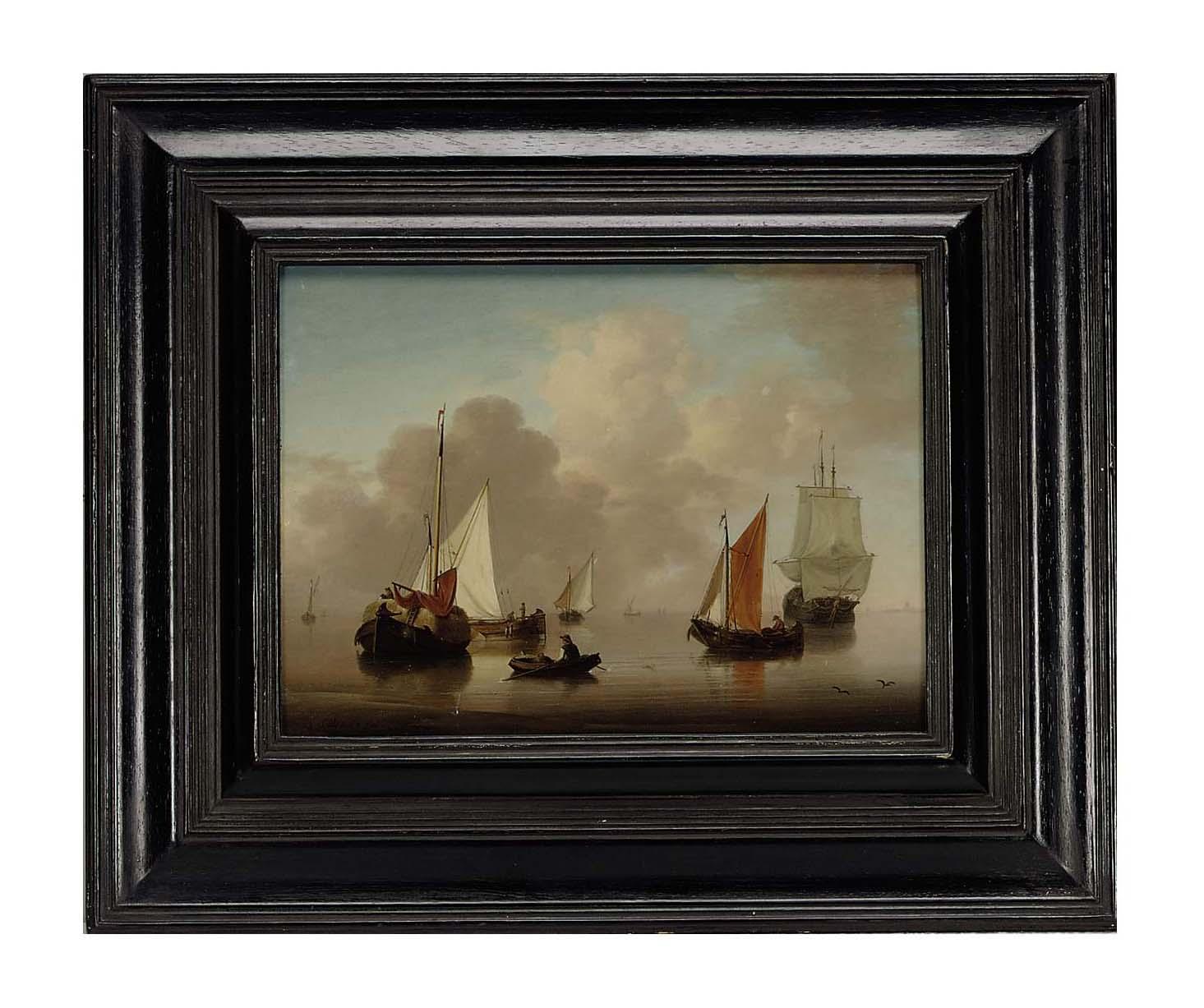 Jan van Os - Shipping in a calm