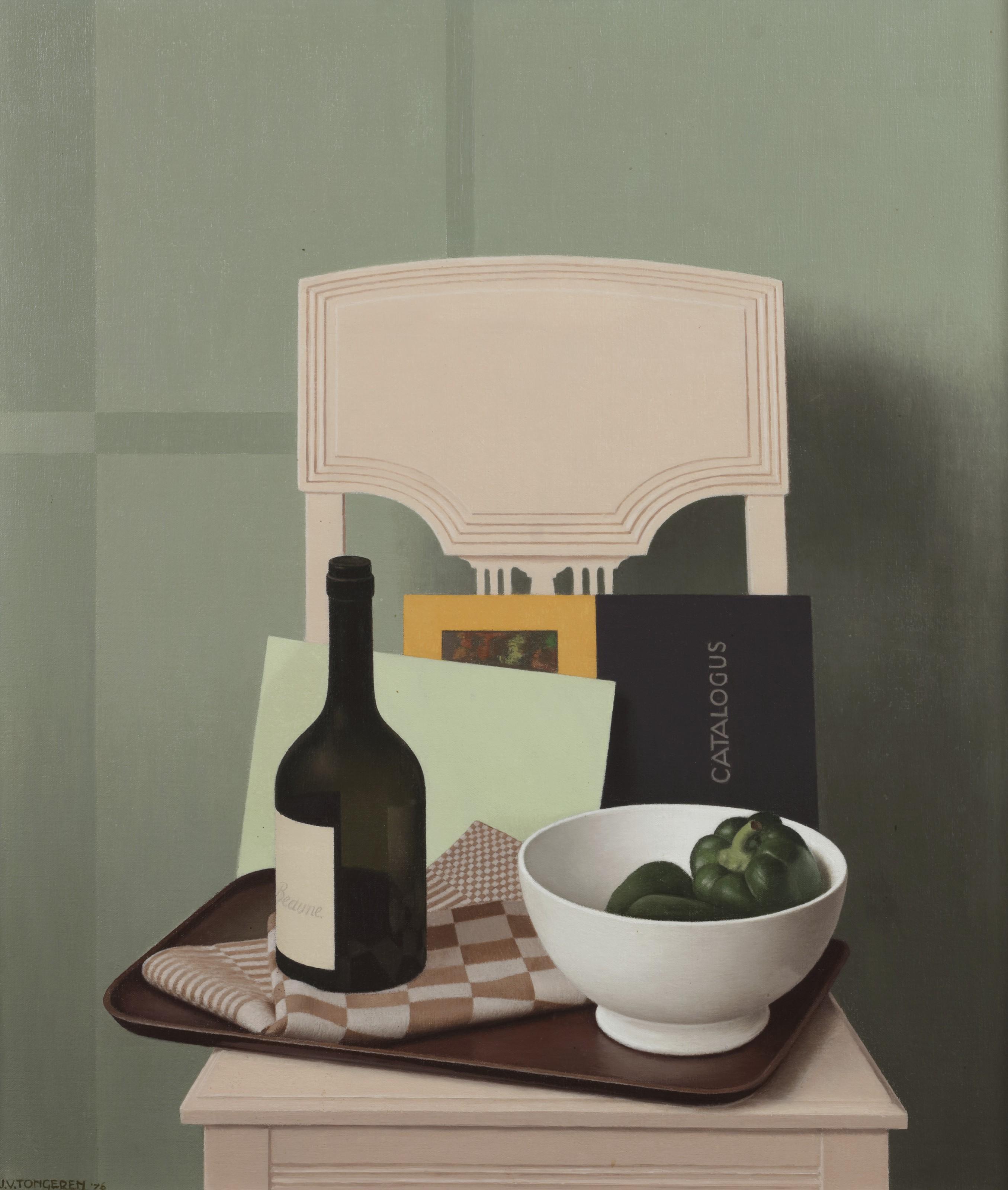 Jan Van Tongeren - Stilleven. Compositie met stoel