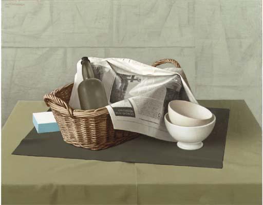 Jan Van Tongeren - Stilleven met mandje