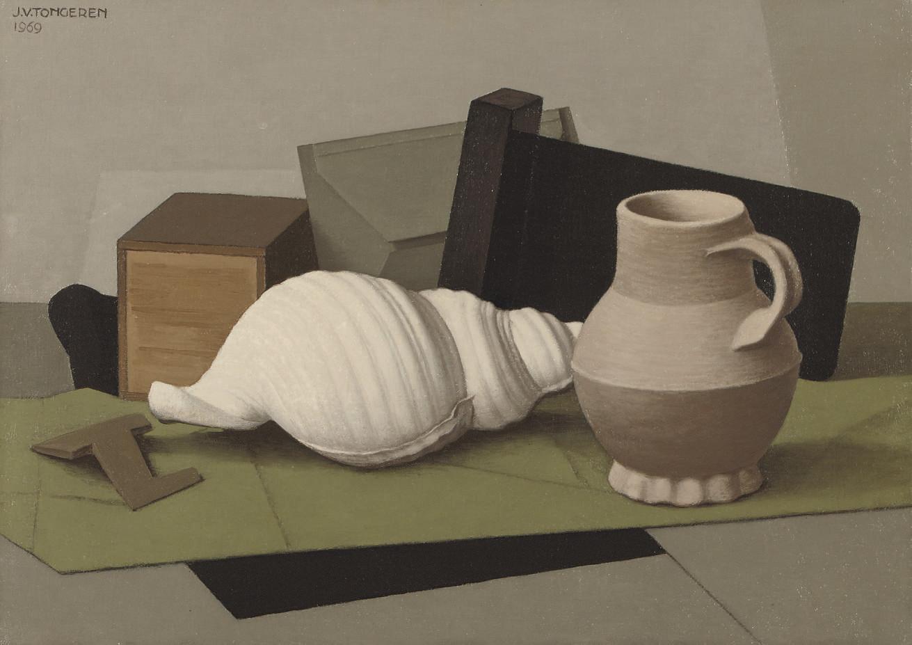 Jan Van Tongeren - Stilleven met zwarte accenten