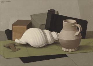 Jan Van Tongeren - Stilleven met zwarte accenten