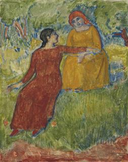 Jan Verkade - Deux Femmes Dans Un Champ