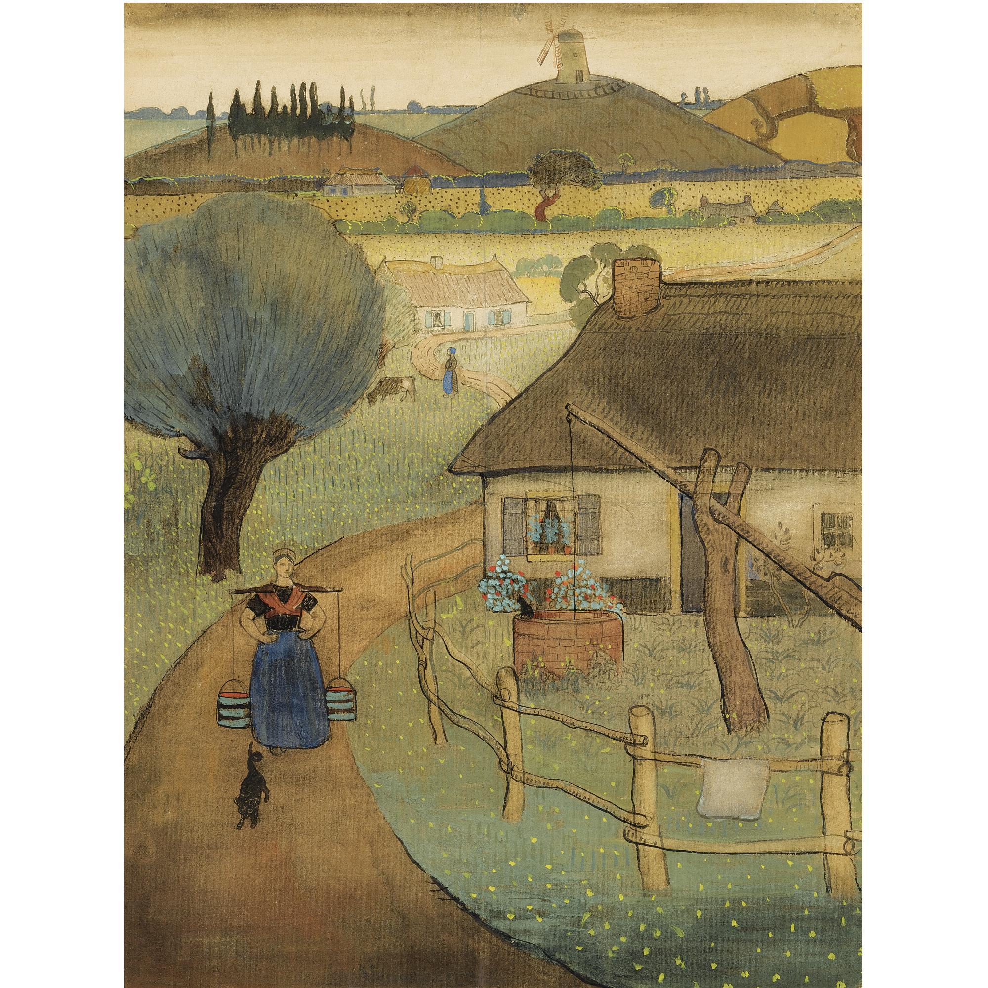 Jan Verkade - Dutch French Landscape