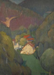 Jan Verkade - Paysage aux alentours de Beuron