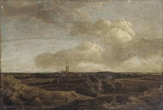 Jan Vermeer van Haarlem I - A panoramic view of Noordwijk