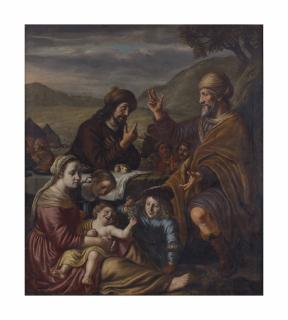 Jan Victors - Laban reconciled with Jacob