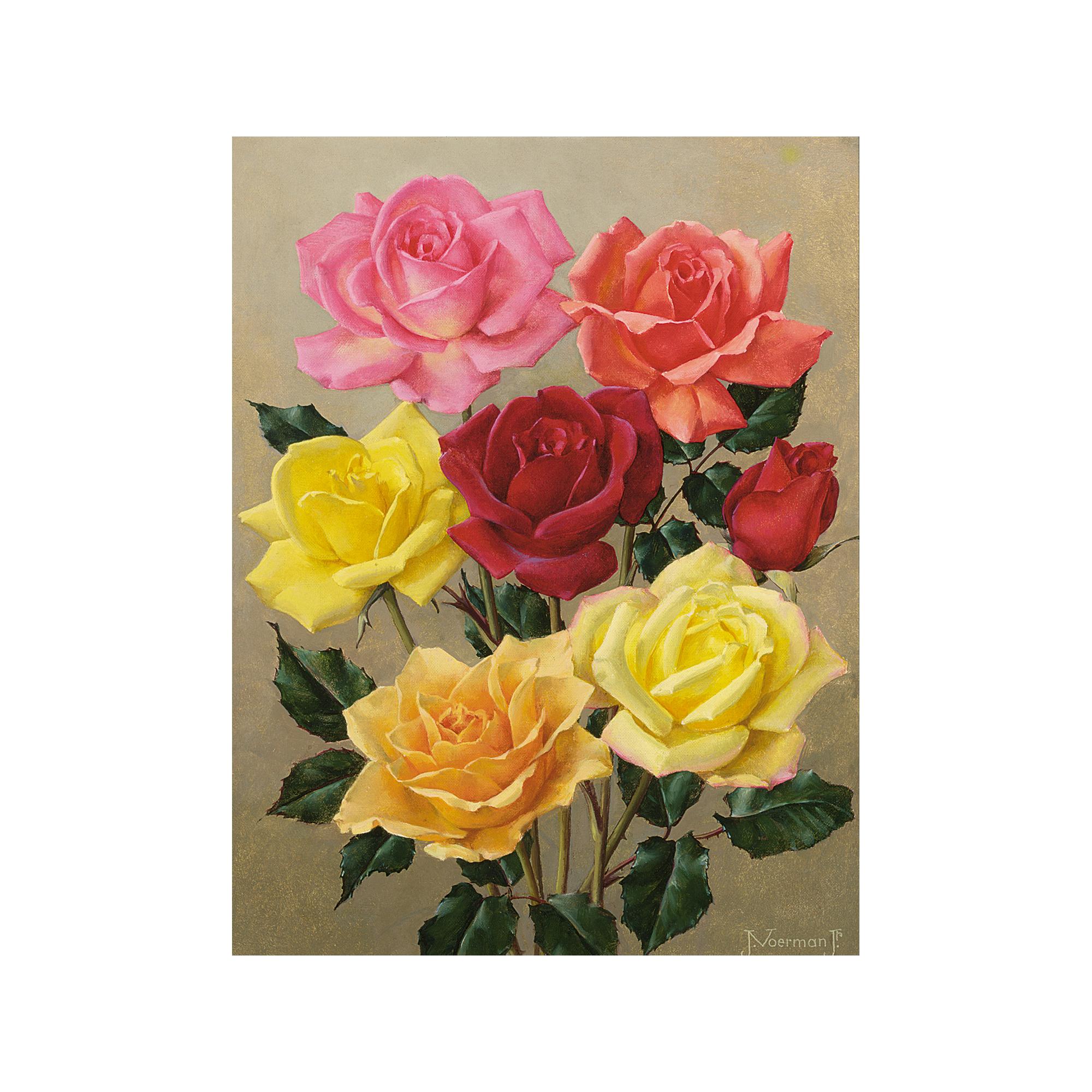 Jan Voerman jr. - Still Life With Roses