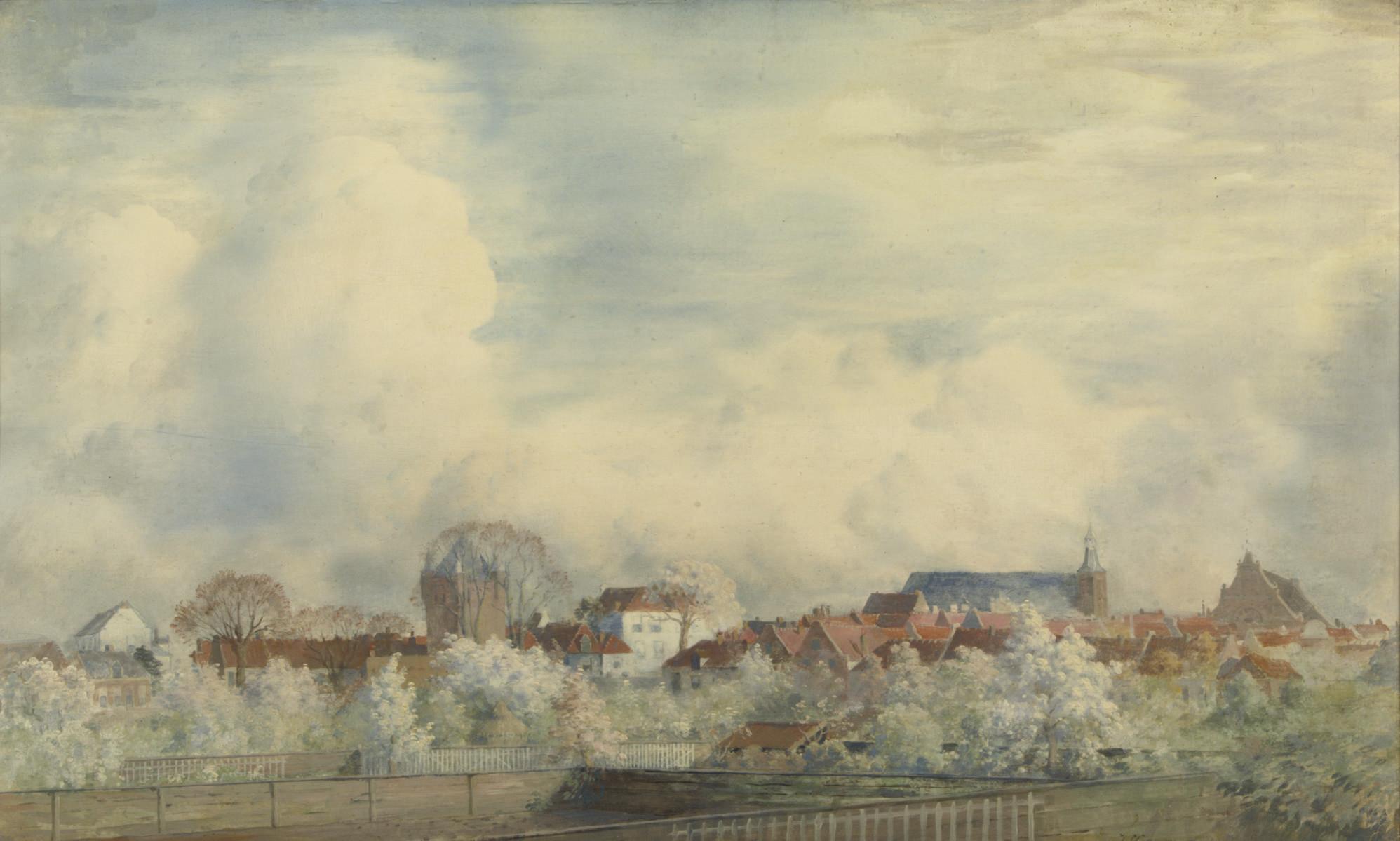 Jan Voerman - A View From The Artist\'S Studio, Hattem