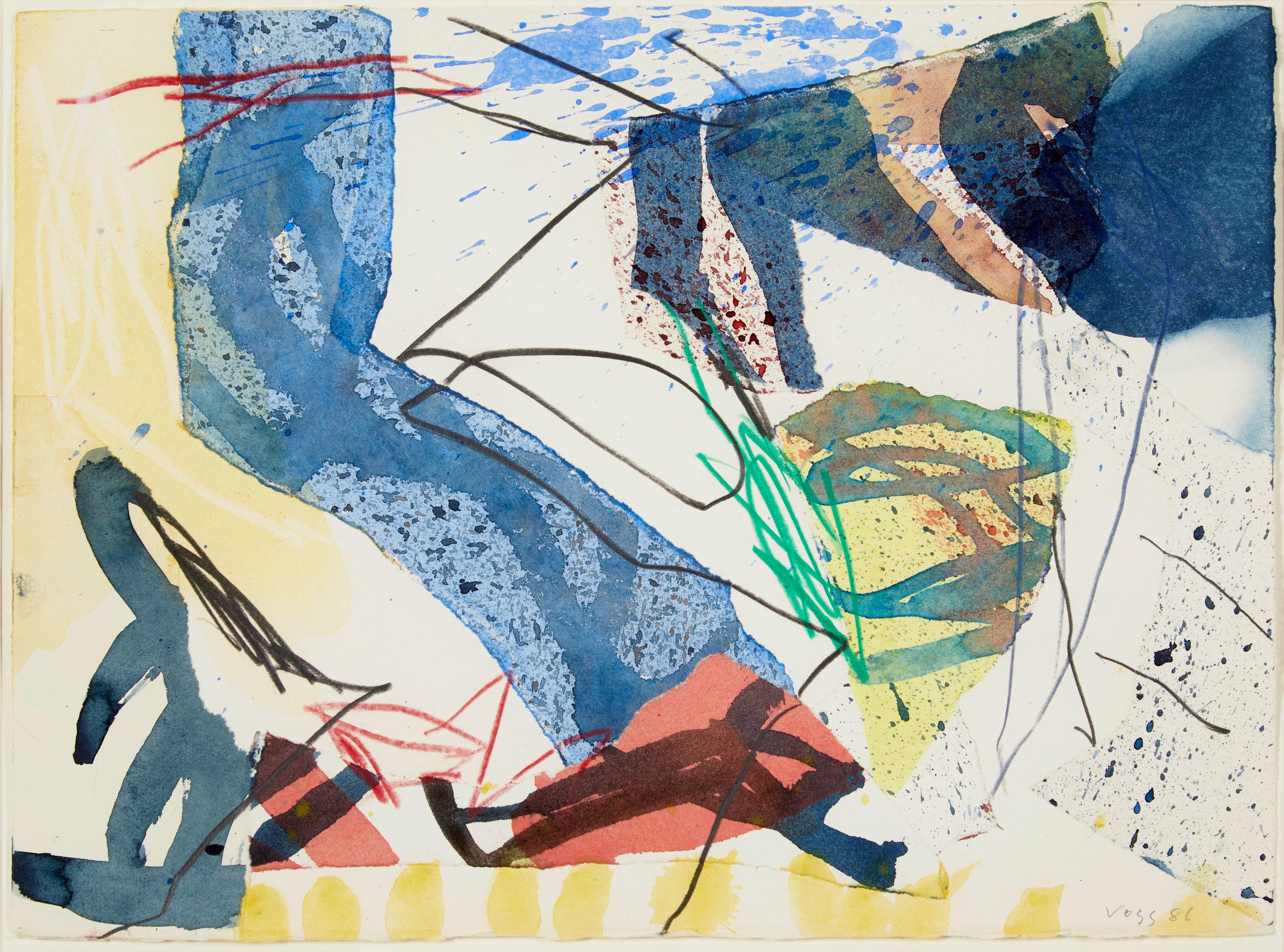 Jan Voss - Untitled 11 x 15 in. (27.9 x 38.1 cm) framed 20 x 23 3/4 x 1 in.