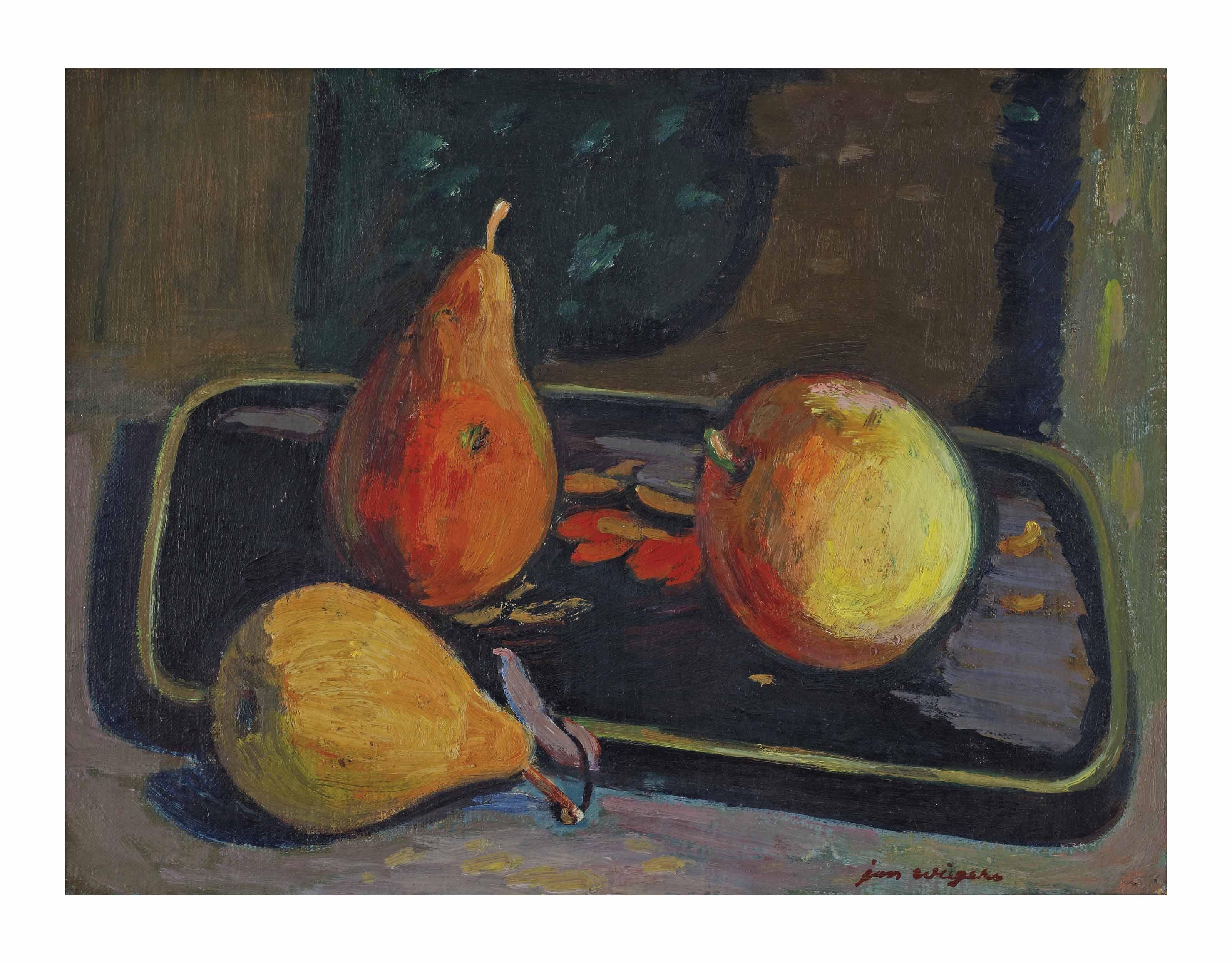 Jan Wiegers - A still life with fruits