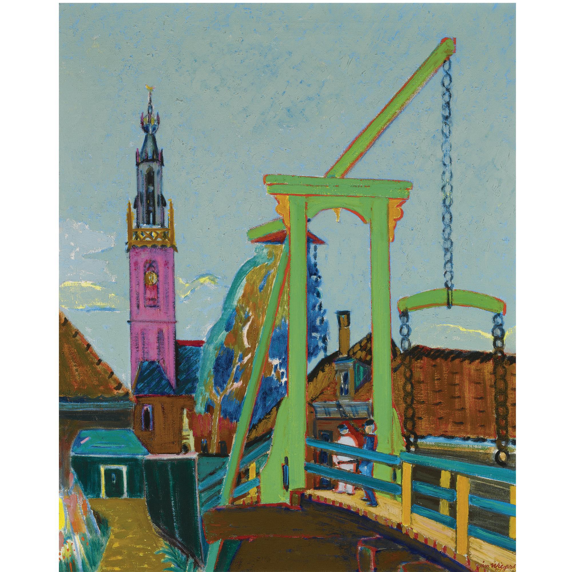 Jan Wiegers - Dutch View Of Edam 