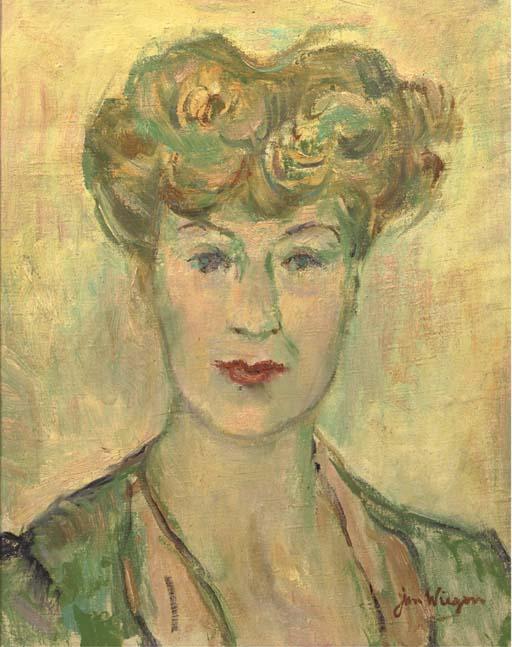 Jan Wiegers - Potrait of A Woman