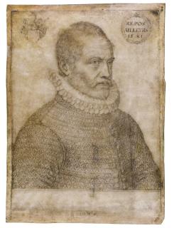 Jan Wierix - Portrait Of Philips Van Marnix