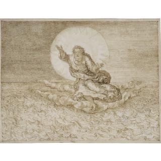 Jan Wierix - The Spirit Of God Soaring Over The Waters