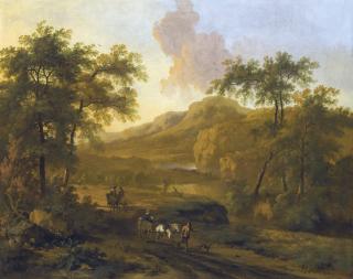 Jan Wijnants - An Italianate River Valley Landscape