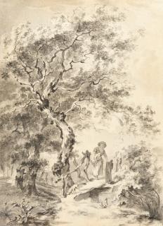 Jan Wijnants - Junge Magd am Flusslauf