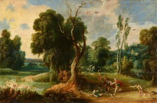Jan Wildens - Landschaft mit Meleager und Atalante