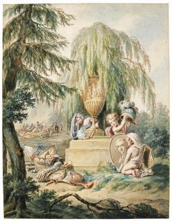 Jan Willem Pieneman - Allegory Of The Death Of William George Frederick, Prince Of Orange-Nassau