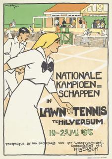 Jan Willem Sluiter - Lawn Tennis, Hilversum