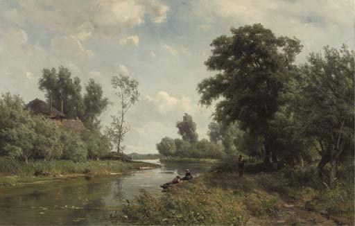 Jan Willem van Borselen - Along the river Vlist
