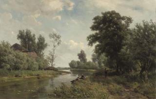 Jan Willem van Borselen - Along the river Vlist