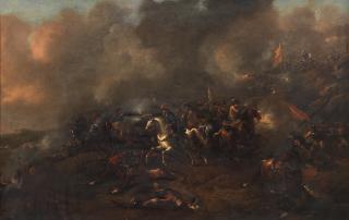 Jan Wyck - A battle between the Turks and Christians